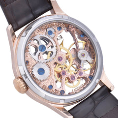Earnshaw Bauer Mechanical Skeleton Mechanical Automatic Men's Watch -  ES-8049-03