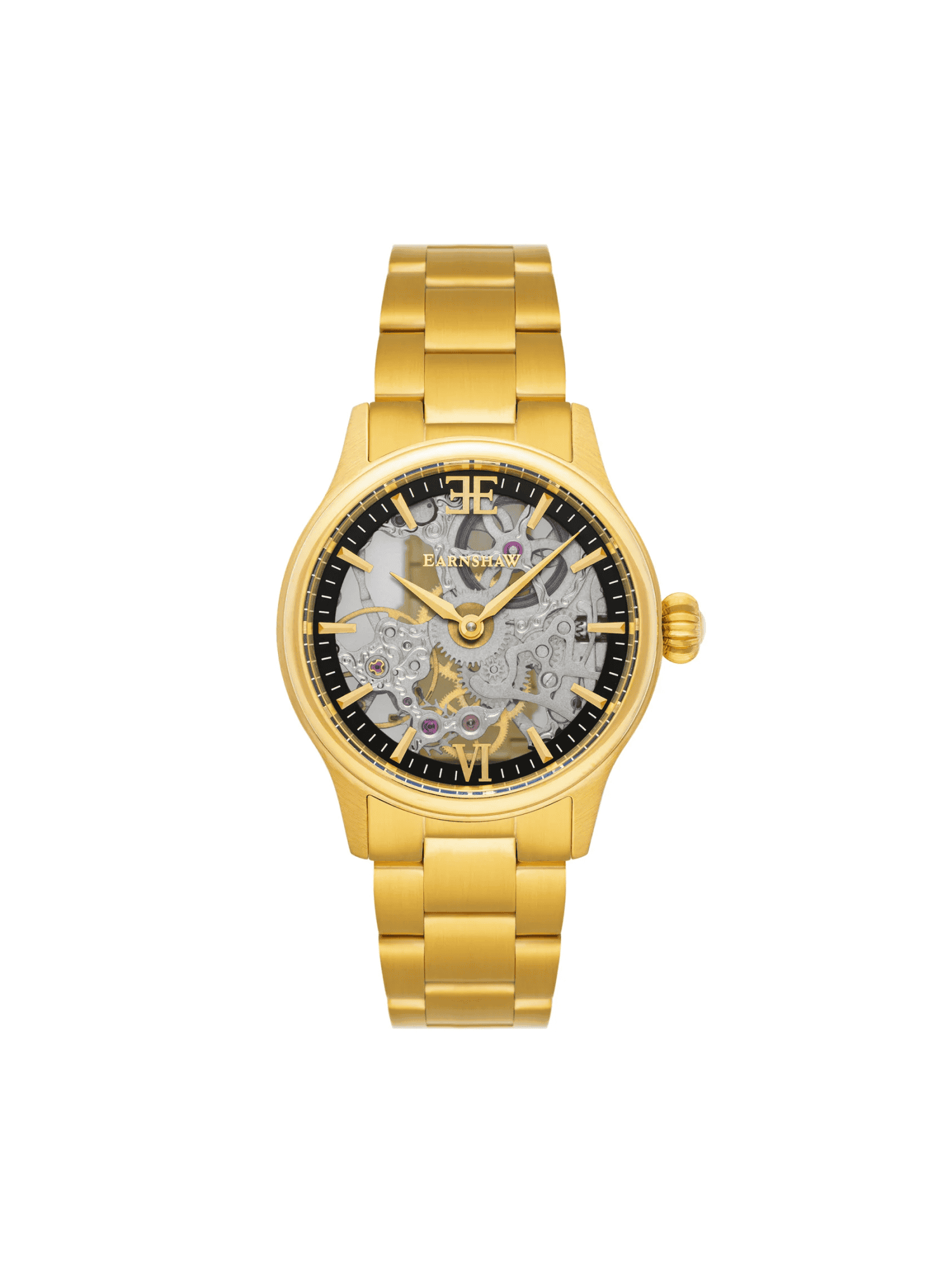 Earnshaw Mechanical Skeleton 17 Jewels Men's Watch - ES-8061-22