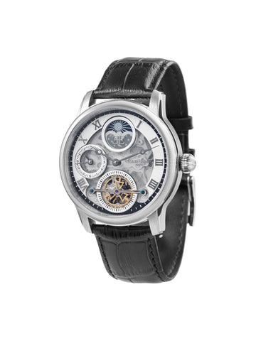 Earnshaw Automatic Skeleton Dual Time Men's Watch - ES-8063-01