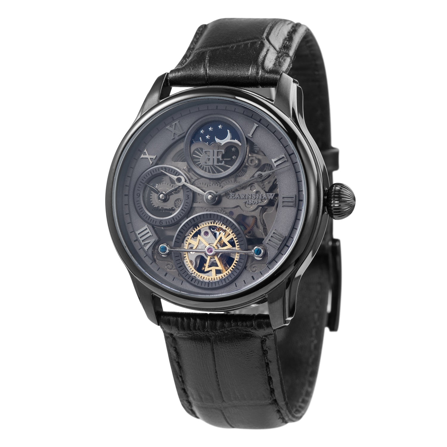 Earnshaw Longitude Shadow Multifuntion Men's Watch -  ES-8063-03