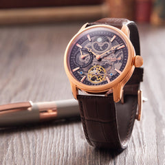 Earnshaw Longitude Shadow Dual Time Men's Watch -  ES-8063-06