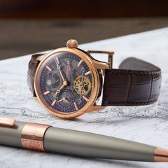 Earnshaw Longitude Shadow Dual Time Men's Watch -  ES-8063-06