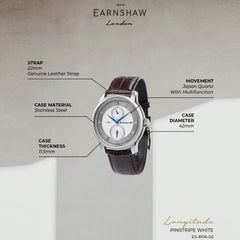 Earnshaw Longitude Multifunction Men's Watch -  ES-8106-02