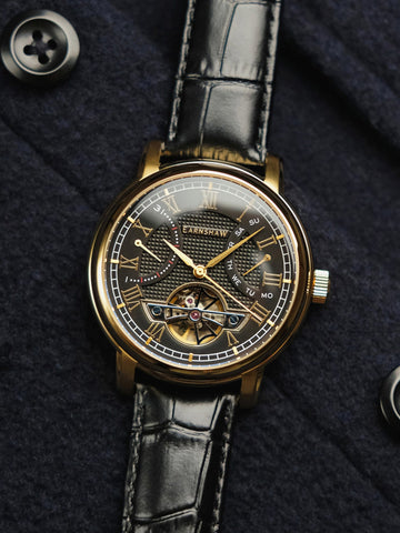 Earnshaw Longcase Double Retrograde Multifunction Men's Watch -  ES-8169-05