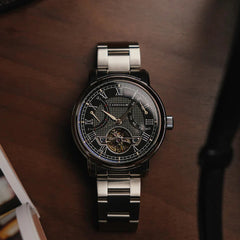 Earnshaw Longcase Double Retrograde Multifunction Men's Watch -  ES-8169-11