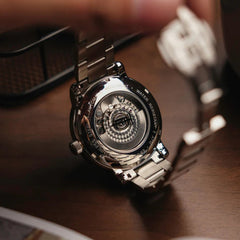 Earnshaw Longcase Double Retrograde Multifunction Men's Watch -  ES-8169-11