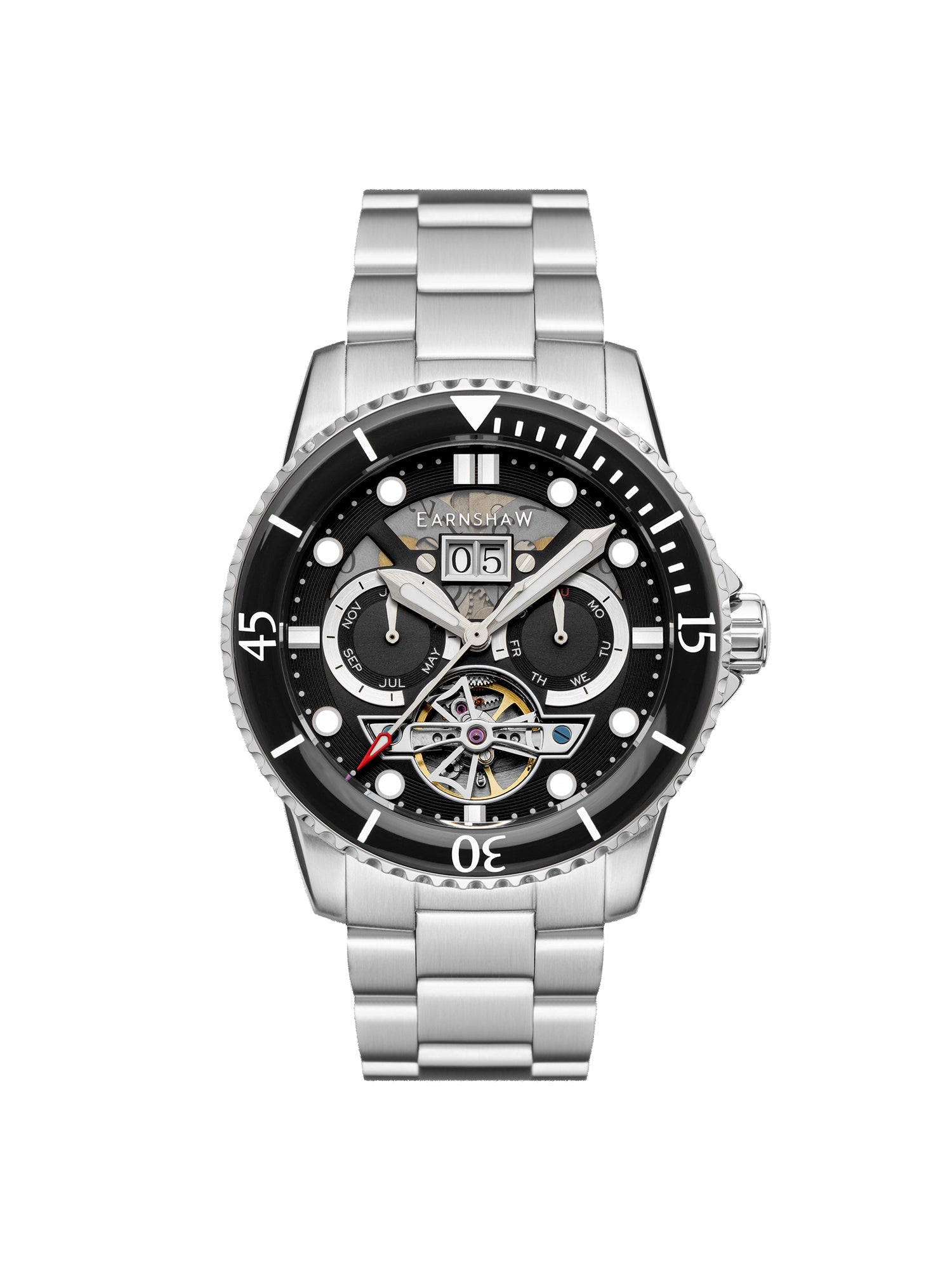 Earnshaw Open Heart Automatic Men's Watch - ES-8174-11