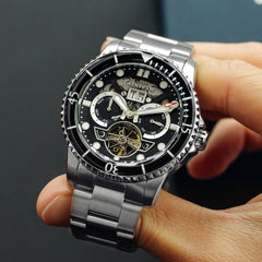 Earnshaw Open Heart Automatic Men's Watch - ES-8174-11