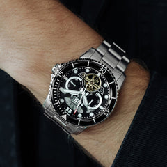 Earnshaw Open Heart Automatic Men's Watch - ES-8174-11