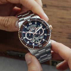 Earnshaw Duncan Grand Date Open Heart  Multifunction Men's Watch -  ES-8174-55