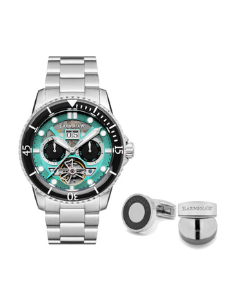 Earnshaw Duncan Grand Date Open Heart Diwali Multifunction Men's Watch -  ES-8174-DD