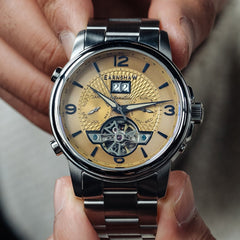 Earnshaw Marylebone Grand Date Open Heart Multifunction Men's Watch -  ES-8177-66