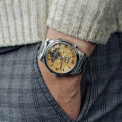 Earnshaw Marylebone Grand Date Open Heart Multifunction Men's Watch -  ES-8177-66