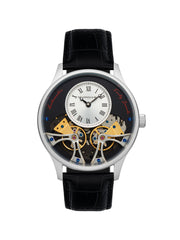 Earnshaw Scientists Faraday Double Barrel Automatic 40 Jewels Men's Watch -  ES-8179-01