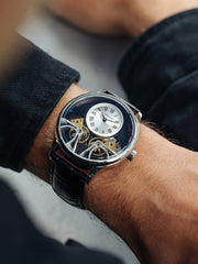 Earnshaw Scientists Faraday Double Barrel Automatic 40 Jewels Men's Watch -  ES-8179-01