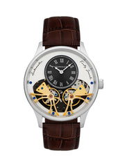 Earnshaw Scientists Faraday Double Barrel Automatic 40 Jewels Men's Watch -  ES-8179-03