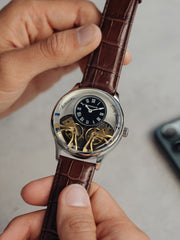 Earnshaw Scientists Faraday Double Barrel Automatic 40 Jewels Men's Watch -  ES-8179-03