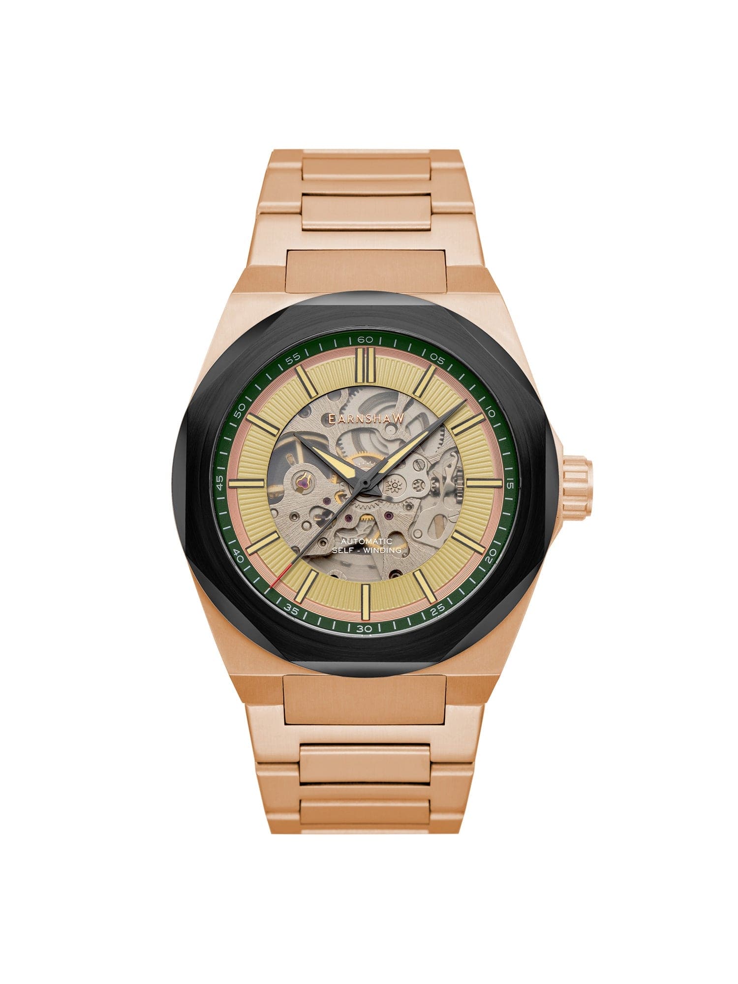 Earnshaw Automatic Skeleton Men's Watch - ES-8182-CC