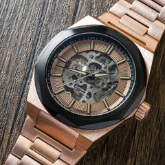 Earnshaw Automatic Skeleton Men's Watch - ES-8182-CC