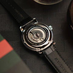 Earnshaw Retrograde Open Heart Automatic Men's Watch -  ES-8184-01