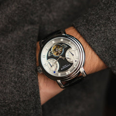 Earnshaw Retrograde Open Heart Automatic Men's Watch -  ES-8184-01