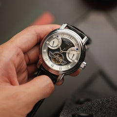 Earnshaw Retrograde Open Heart Automatic Men's Watch -  ES-8184-01