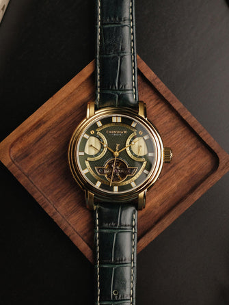 Earnshaw Retrograde Open Heart Automatic Men's Watch -  ES-8184-04