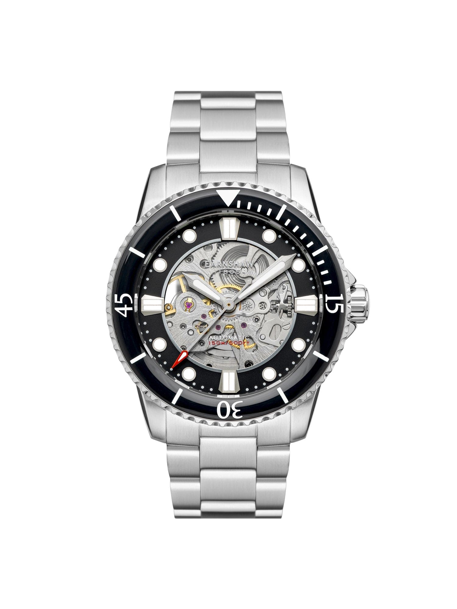 Earnshaw Admiral Pole Skeleton Automatic Men's Watch -  ES-8185-11