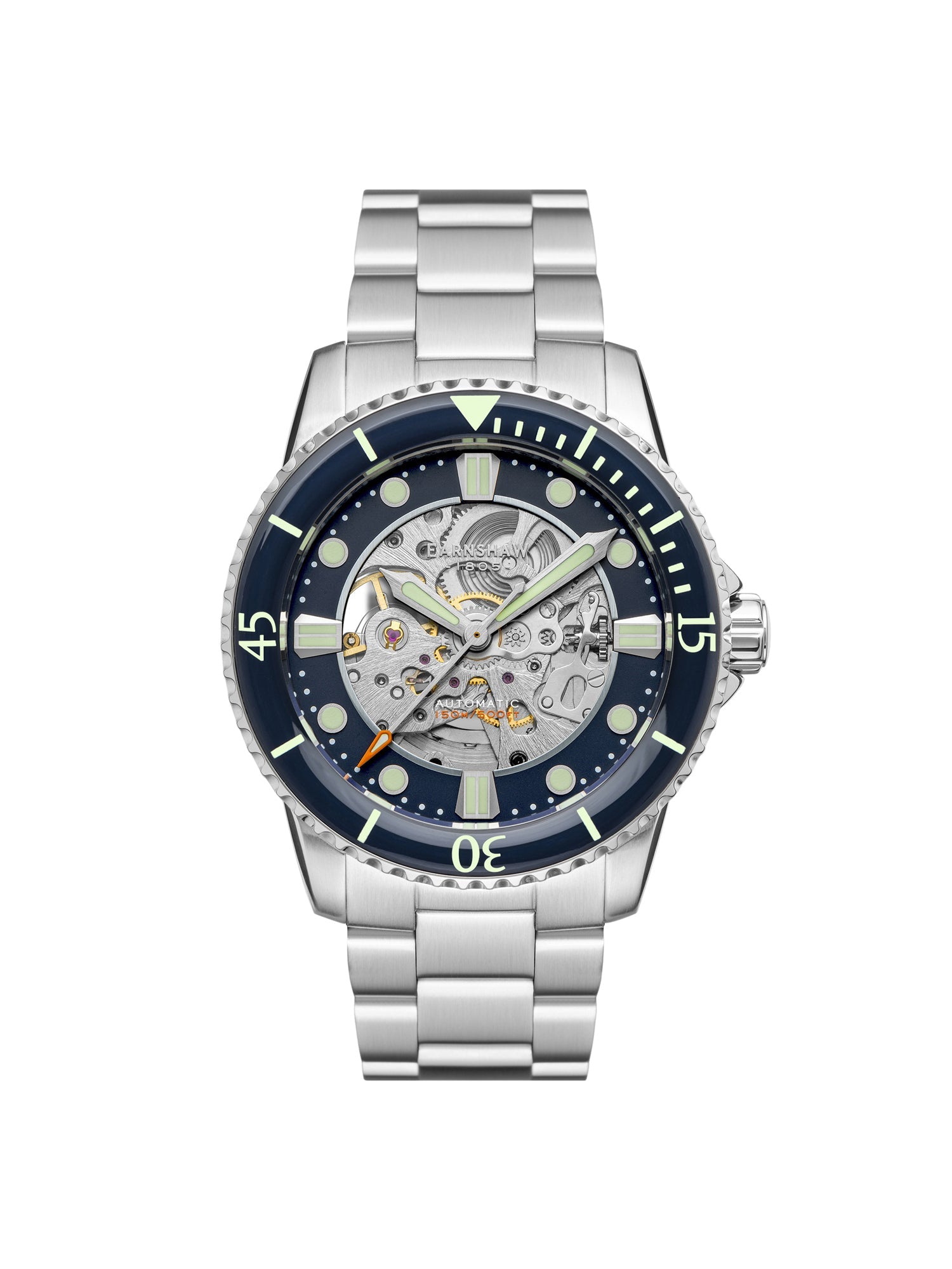 Earnshaw Admiral Pole Skeleton Automatic Men's Watch -  ES-8185-22