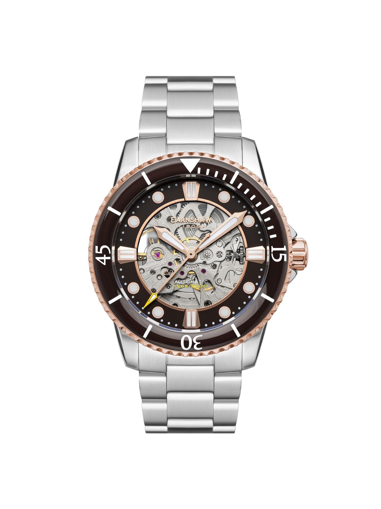 Earnshaw Admiral Pole Skeleton Automatic Men's Watch -  ES-8185-33