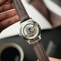 Earnshaw Baron Grand Date Calendar Open Heart Automatic Multifunction Men's Watch -  ES-8187-02