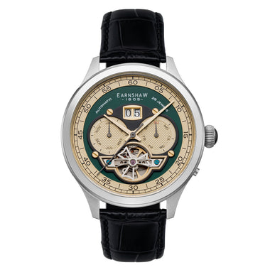 Earnshaw Baron Grand Date Calendar Open Heart Automatic Multifunction Men's Watch -  ES-8187-03
