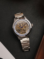 Earnshaw Limited Edition Automatic Skeleton 72 Hours Power Reserve Men's Watch - ES-8229-22