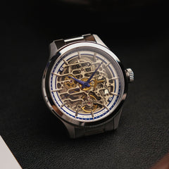 Earnshaw Limited Edition Automatic Skeleton 72 Hours Power Reserve Men's Watch - ES-8229-22