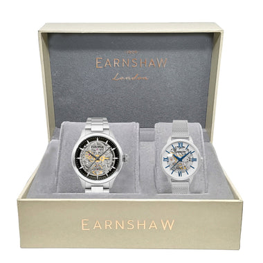 Earnshaw 72 hours Power Reserve Automatic Couple Watch - ES-8229-SET-02