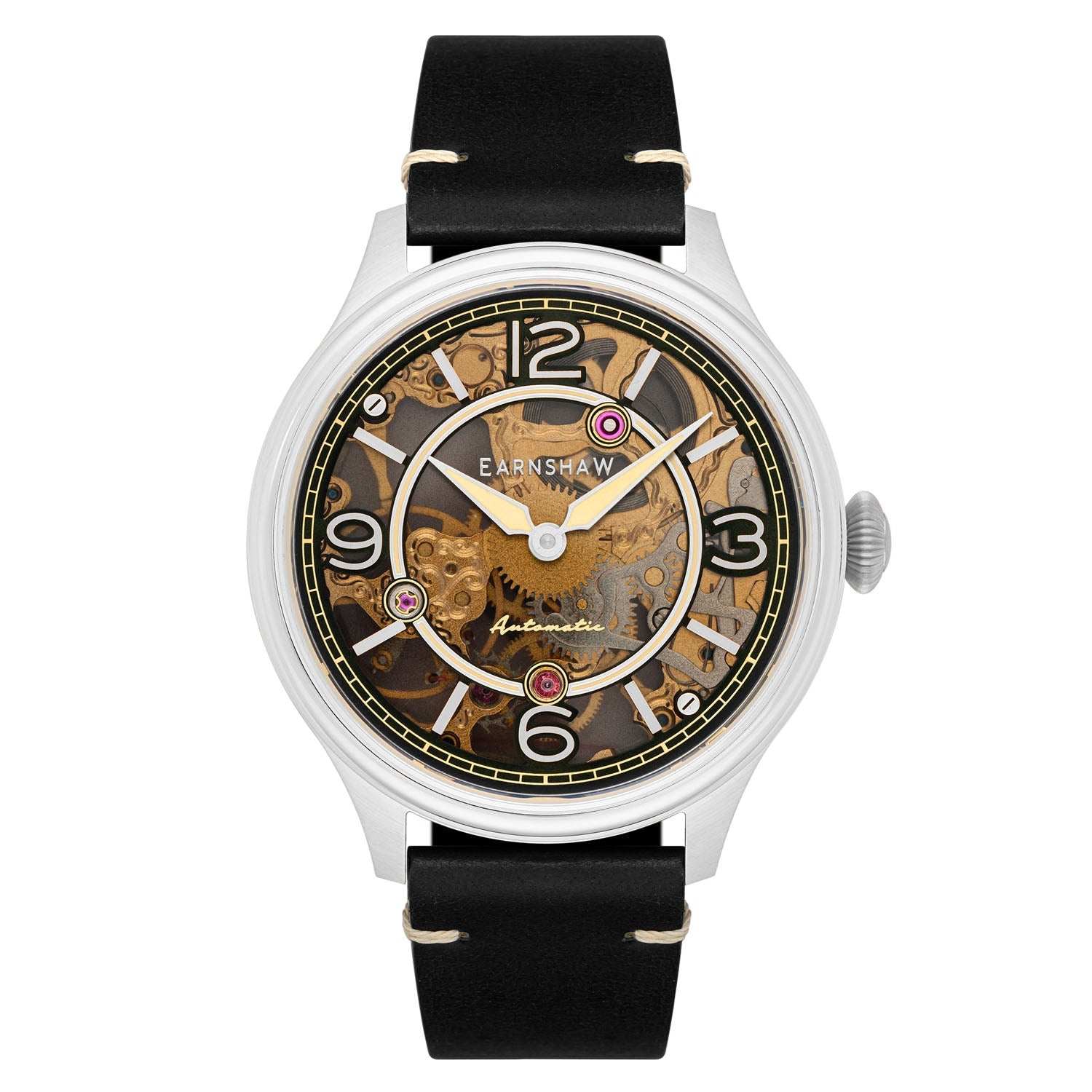 EARNSHAW Baron Automatic Skeleton Watch For Men's -ES-8231-01