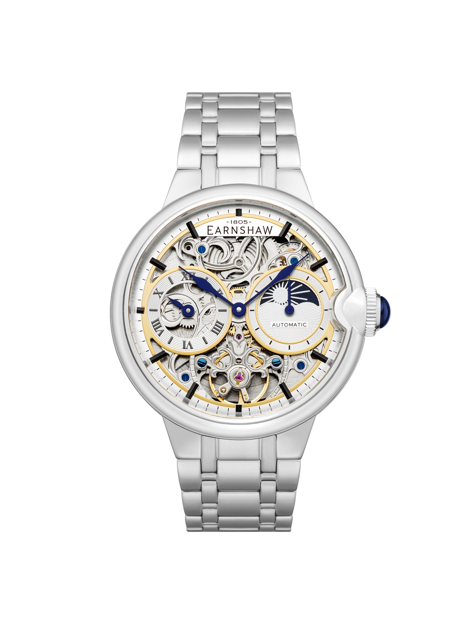 Earnshaw Barallier Dual Time Men's Watch -  ES-8242-11