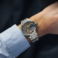 Earnshaw Barallier Dual Time Men's Watch -  ES-8242-22