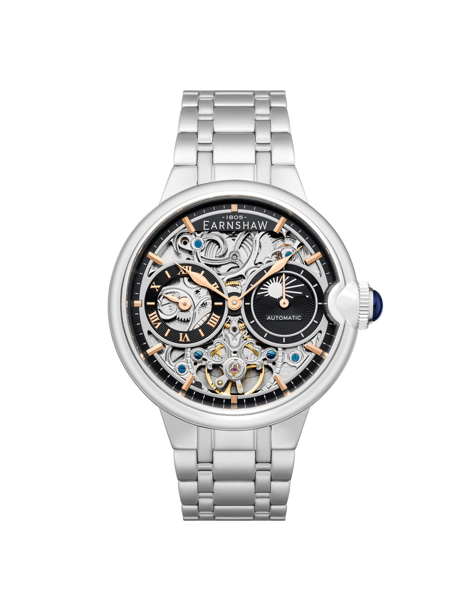 Earnshaw Barallier Dual Time Men's Watch -  ES-8242-22