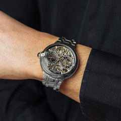 Earnshaw Barallier Dual Time Men's Watch -  ES-8242-33