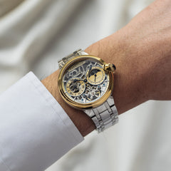 Earnshaw Barallier Dual Time Men's Watch -  ES-8242-44