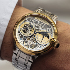 Earnshaw Barallier Dual Time Men's Watch -  ES-8242-44