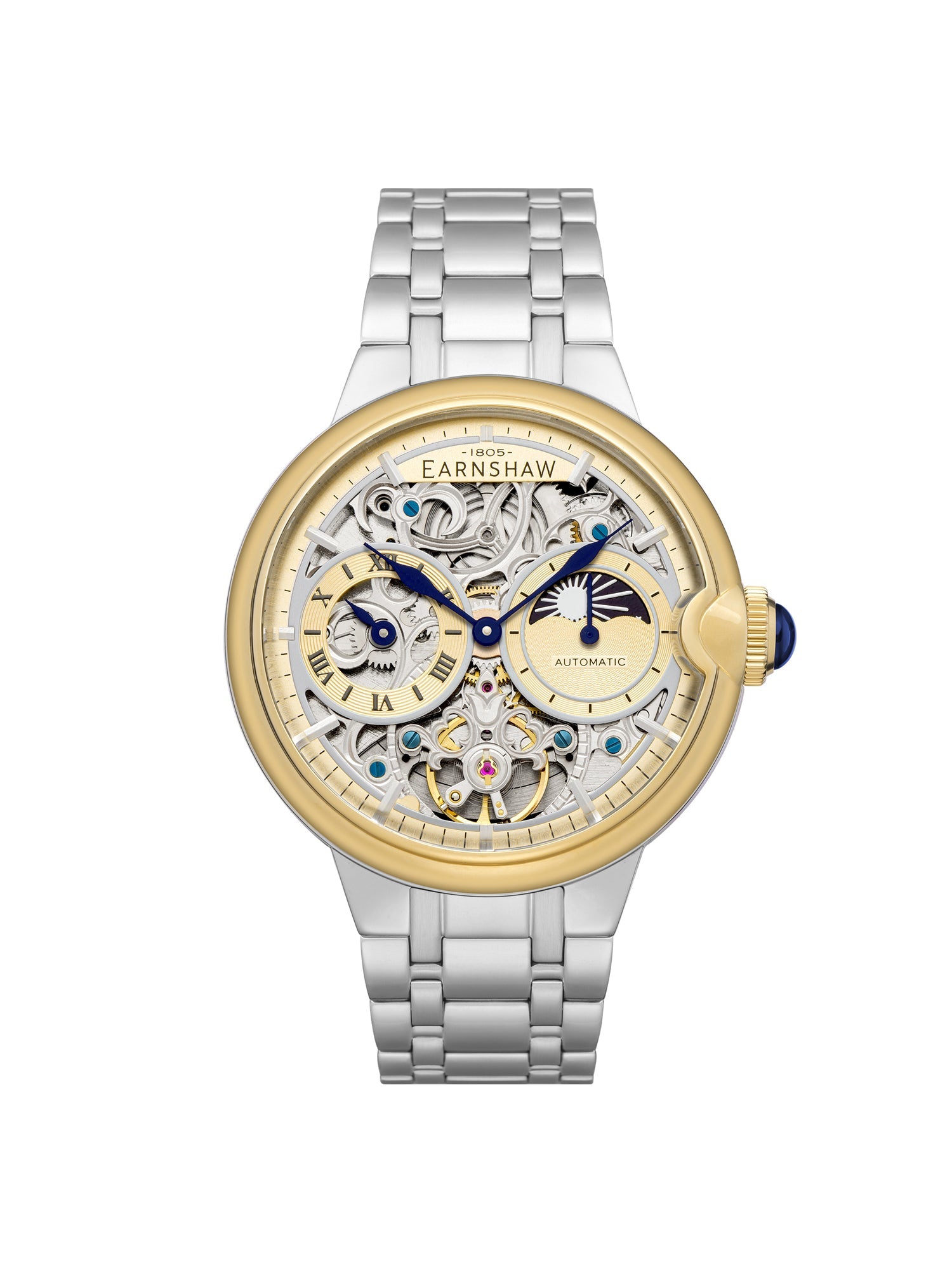 Earnshaw Barallier Dual Time Men's Watch -  ES-8242-44