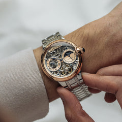 Earnshaw Barallier Dual Time Men's Watch -  ES-8242-55