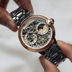 Earnshaw Barallier Dual Time Men's Watch -  ES-8242-55