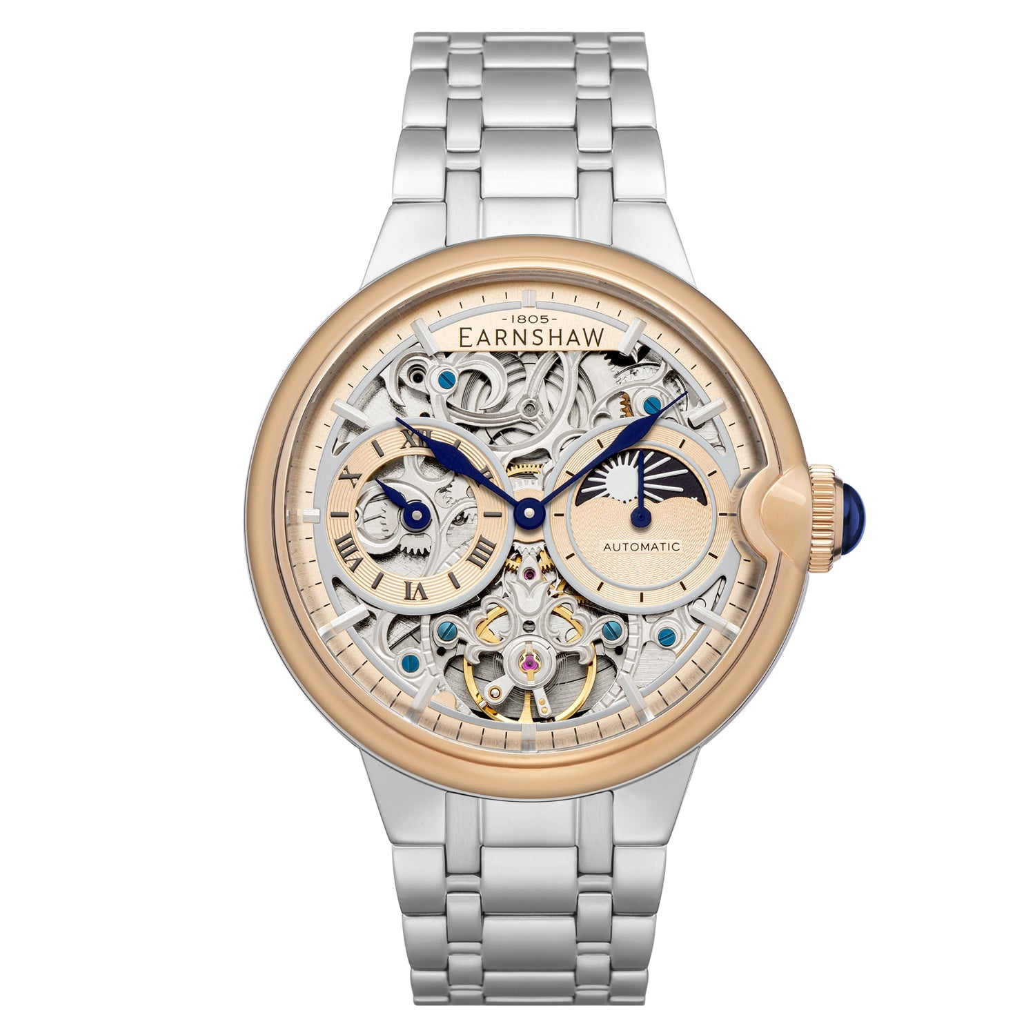 Earnshaw Barallier Dual Time Men's Watch -  ES-8242-55