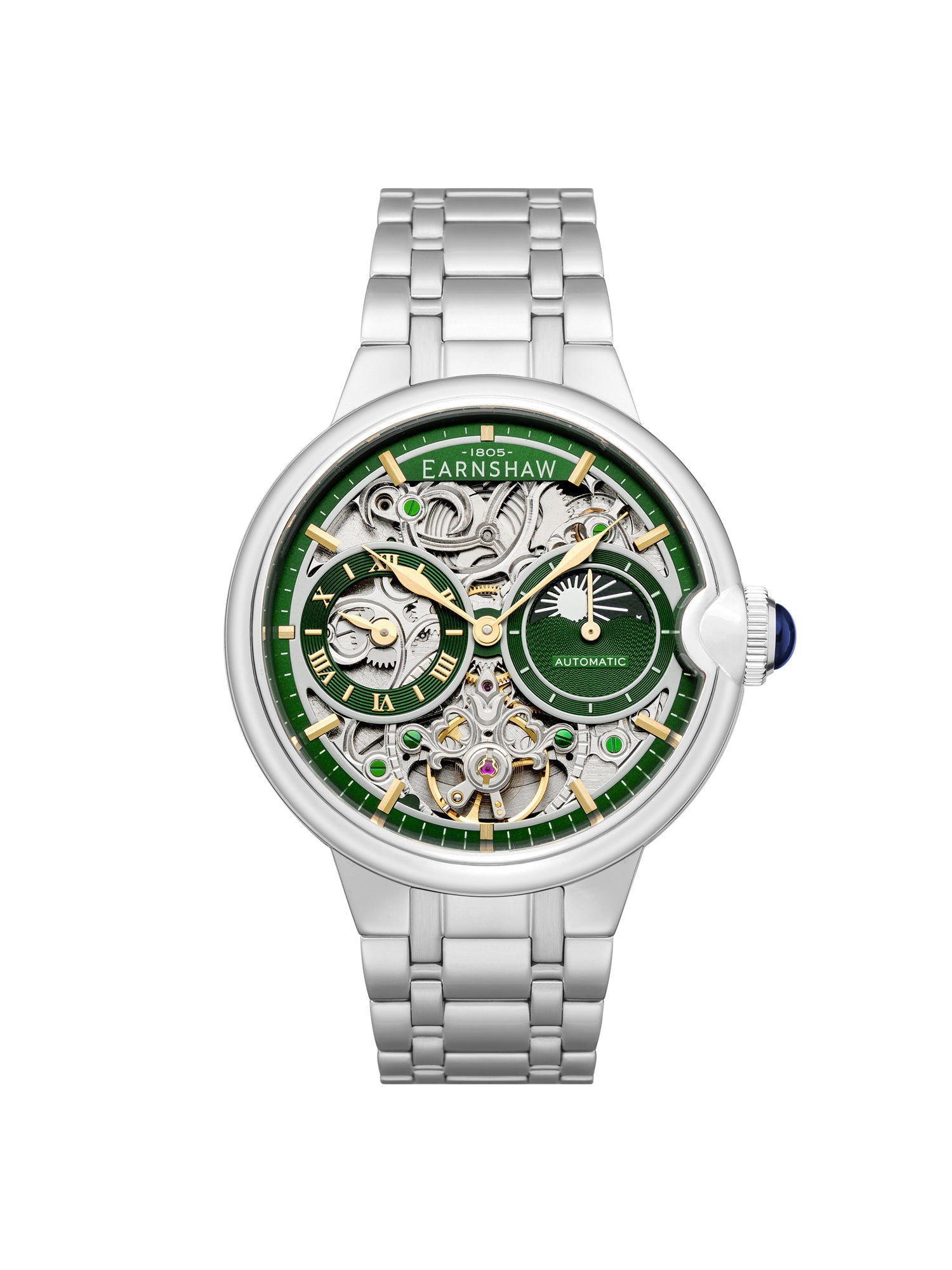 Earnshaw Barallier Dual Time Men's Watch -  ES-8242-66