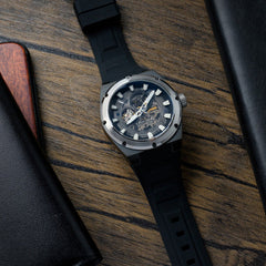 Earnshaw Armstrong Open Heart Automatic Men's Watch -  ES-8252-02