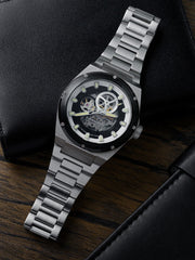 Earnshaw Armstrong Open Heart Automatic Men's Watch -  ES-8252-11