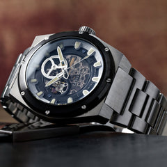 Earnshaw Armstrong Open Heart Automatic Men's Watch -  ES-8252-11